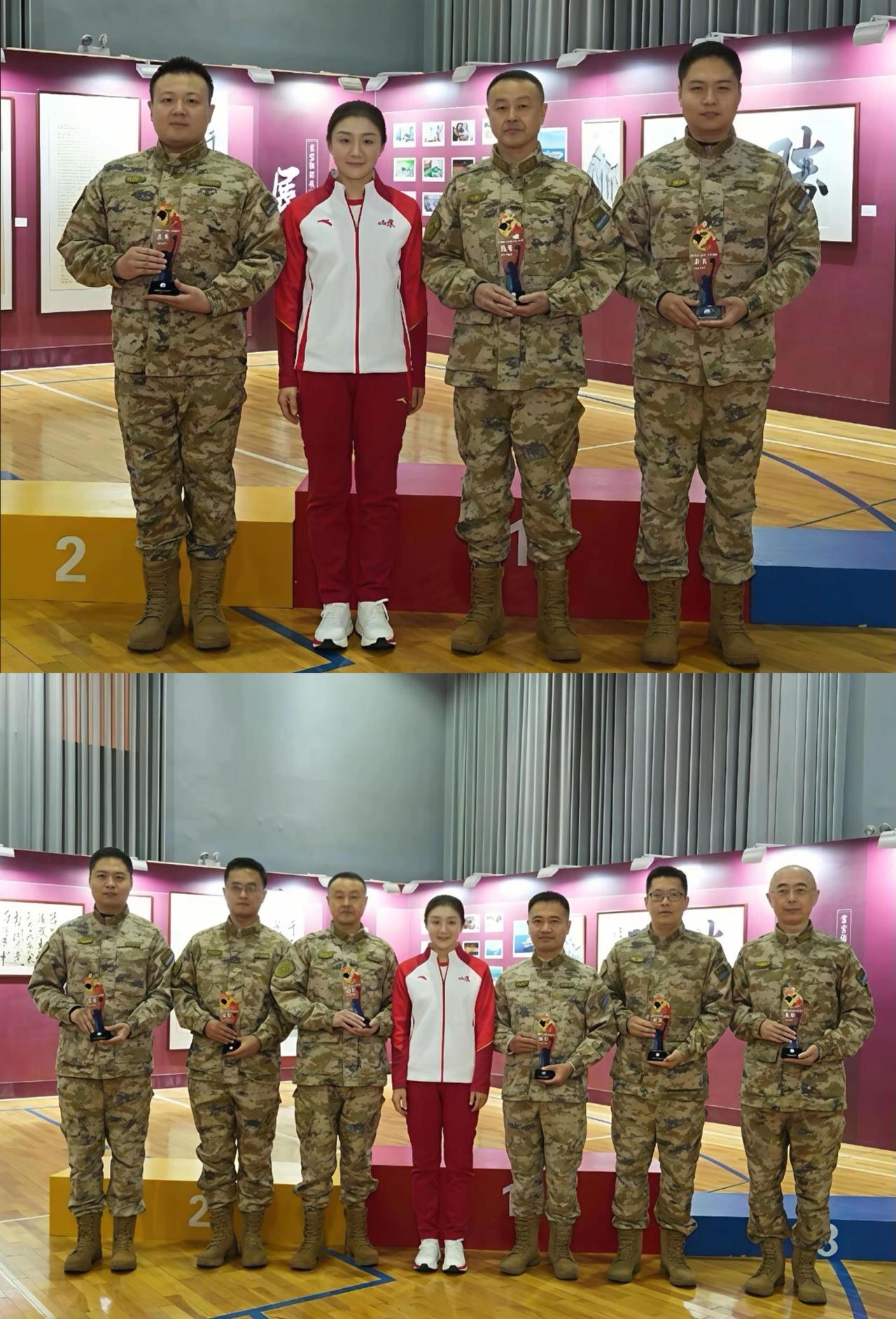 陈梦太挺拔了，这才是我们榜样的具像化，英姿飒爽的女乒乓球运动员，自豪感太强烈！