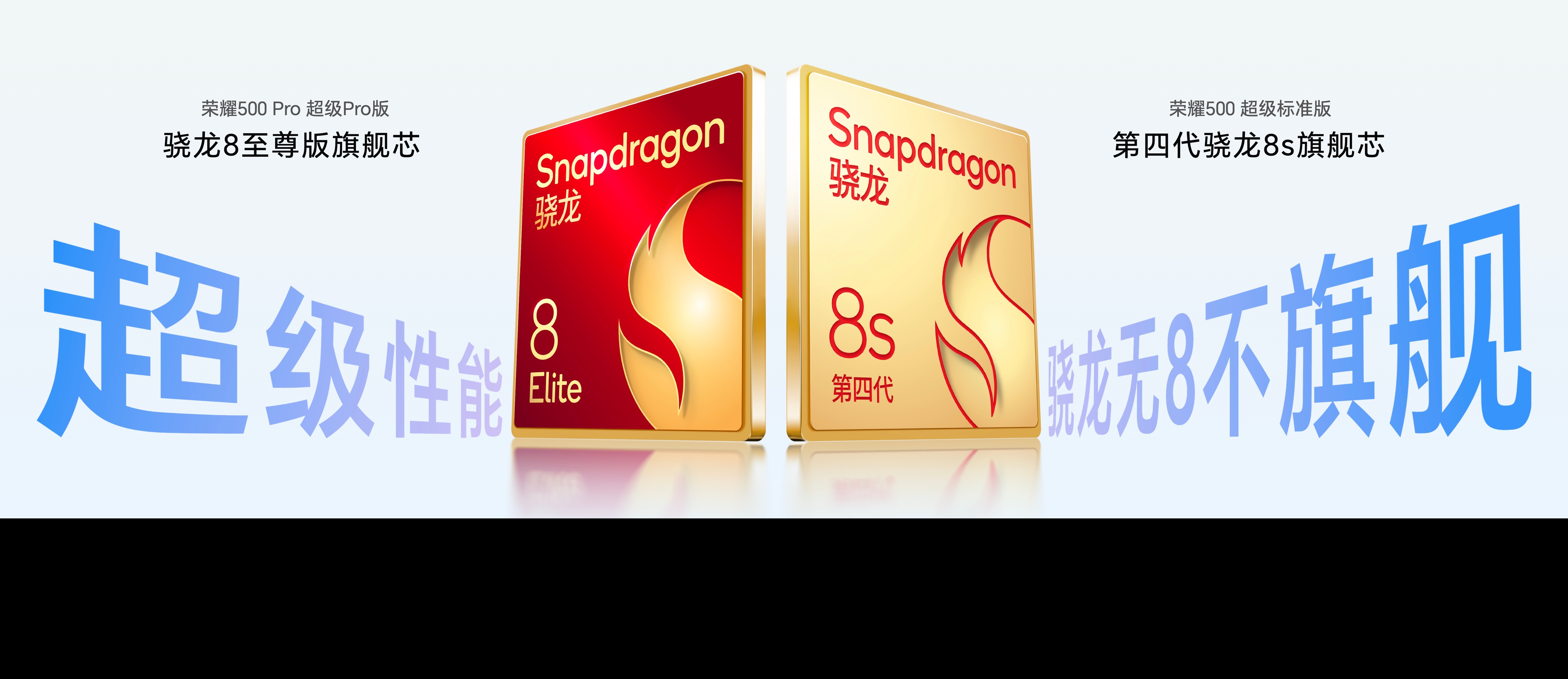 系列性能断档领先！荣耀500全系搭载骁龙8系芯片，超级标准版搭载骁龙8s Gen