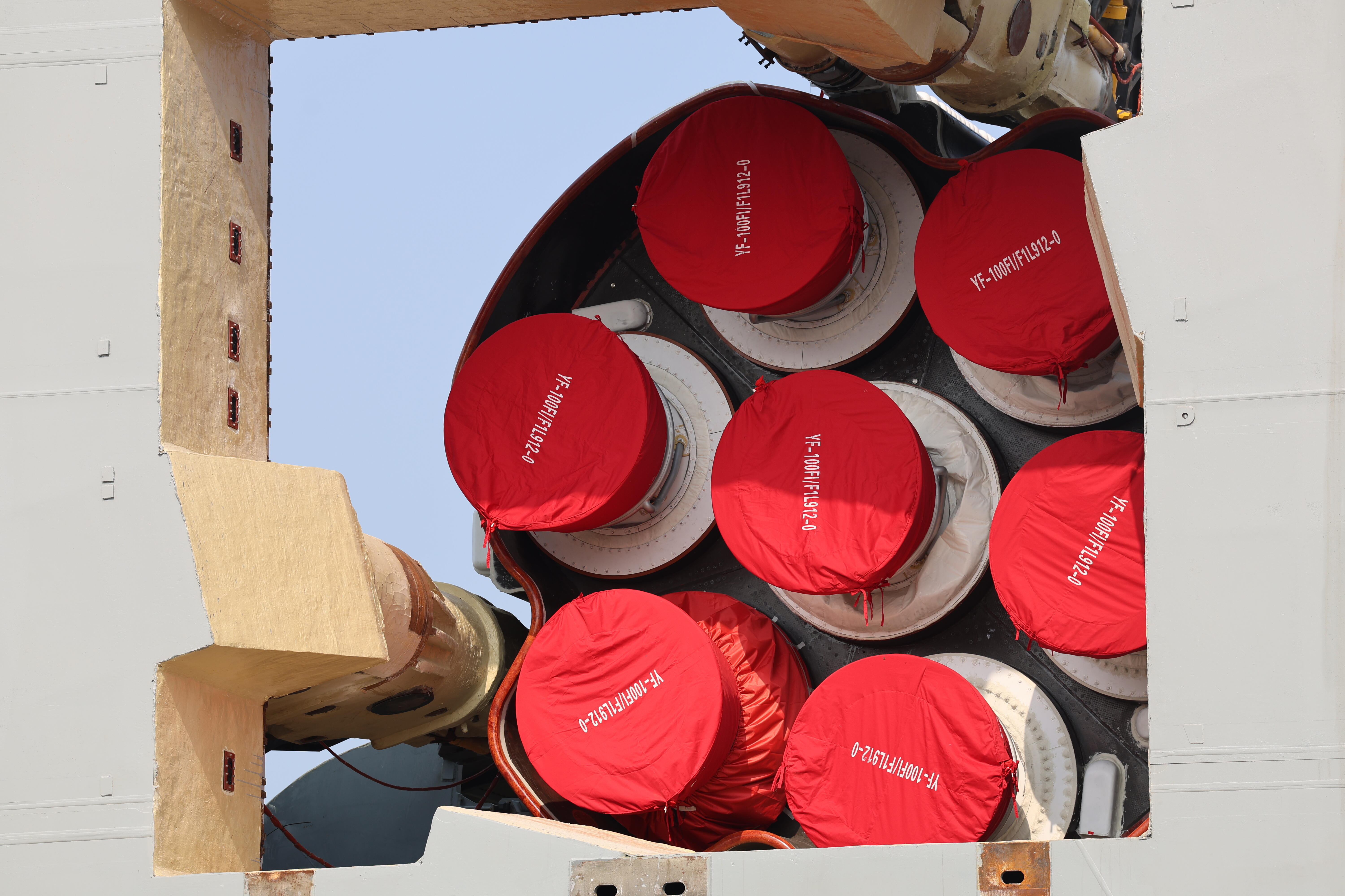 长征十号乙 长十乙一级低部的隔热📷:RT火箭小镇 