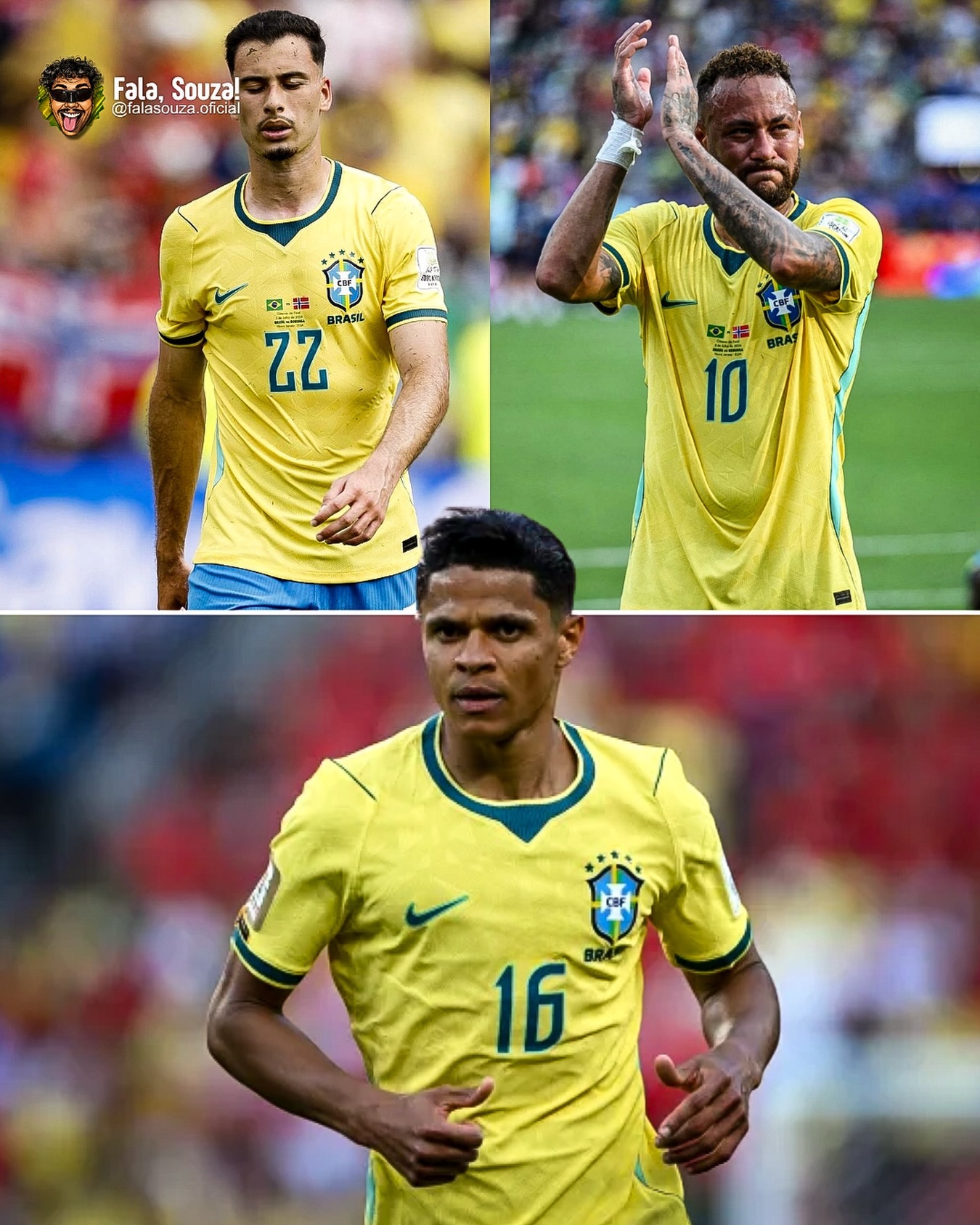 内马尔 来自fifa数据（压迫次数）在巴西队对阵挪威队的比赛中，巴西队对挪威球员
