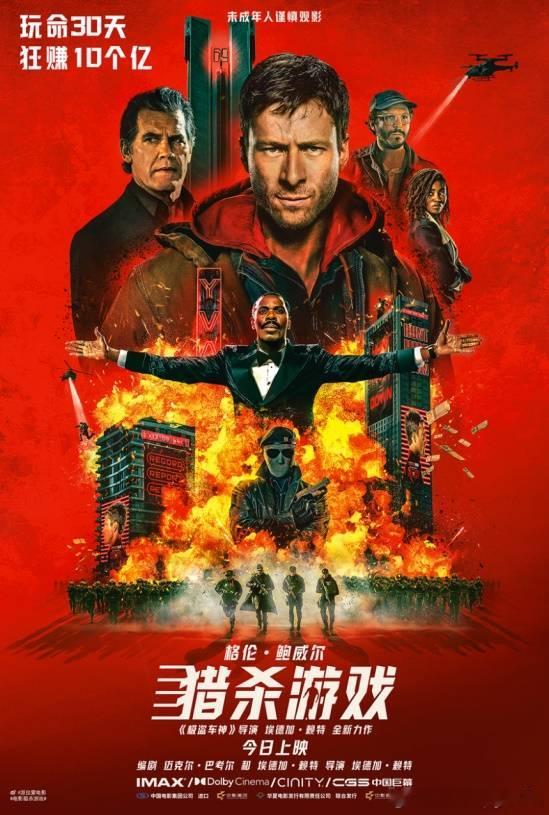 《猎杀游戏》上映由美国派拉蒙影片公司出品，《极盗车神》导演埃德加·赖特执导，好莱