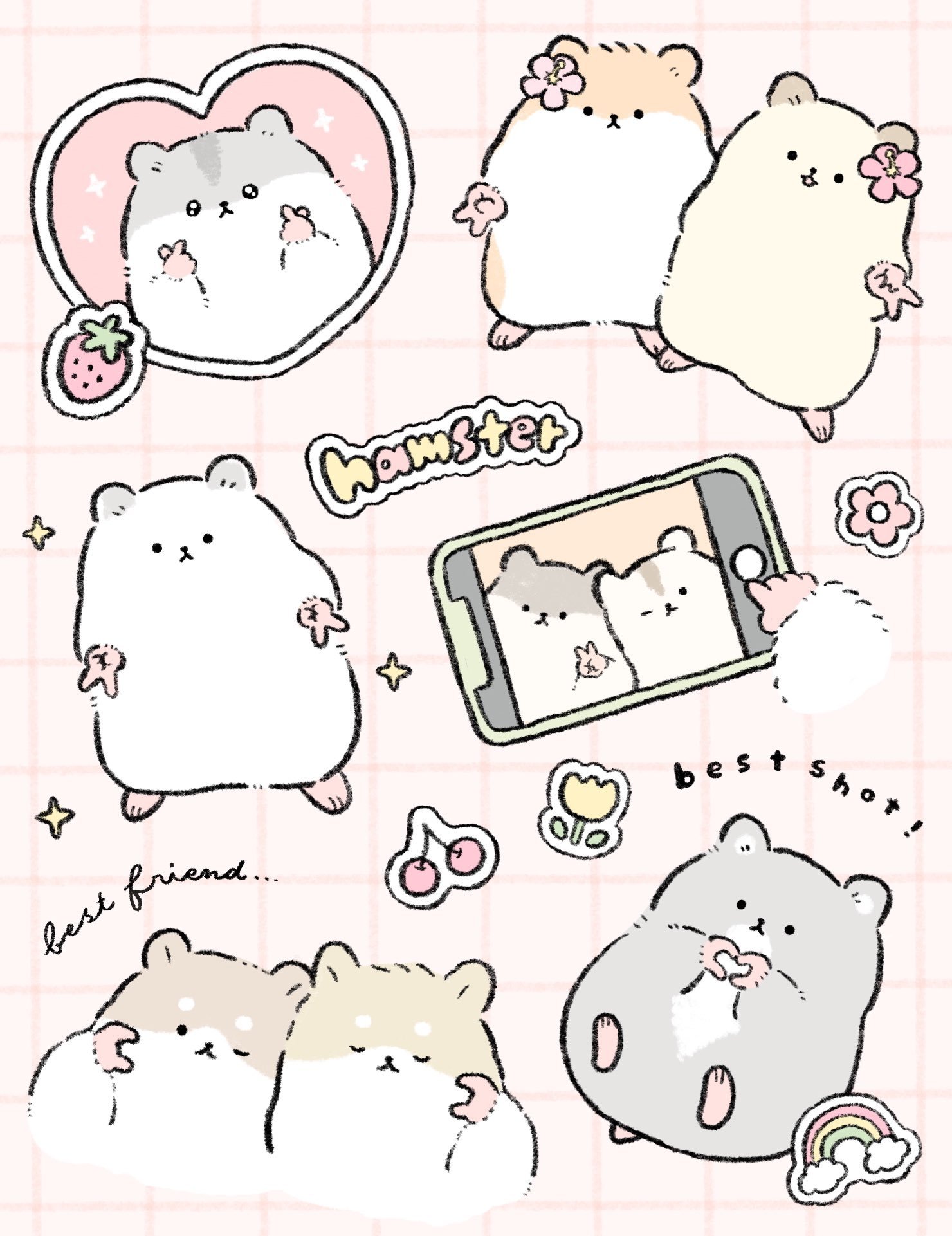໒꒰˵• ᵜ •˵꒱ฅ毛茸茸的小动物🍋🎀🍦 ​​​
