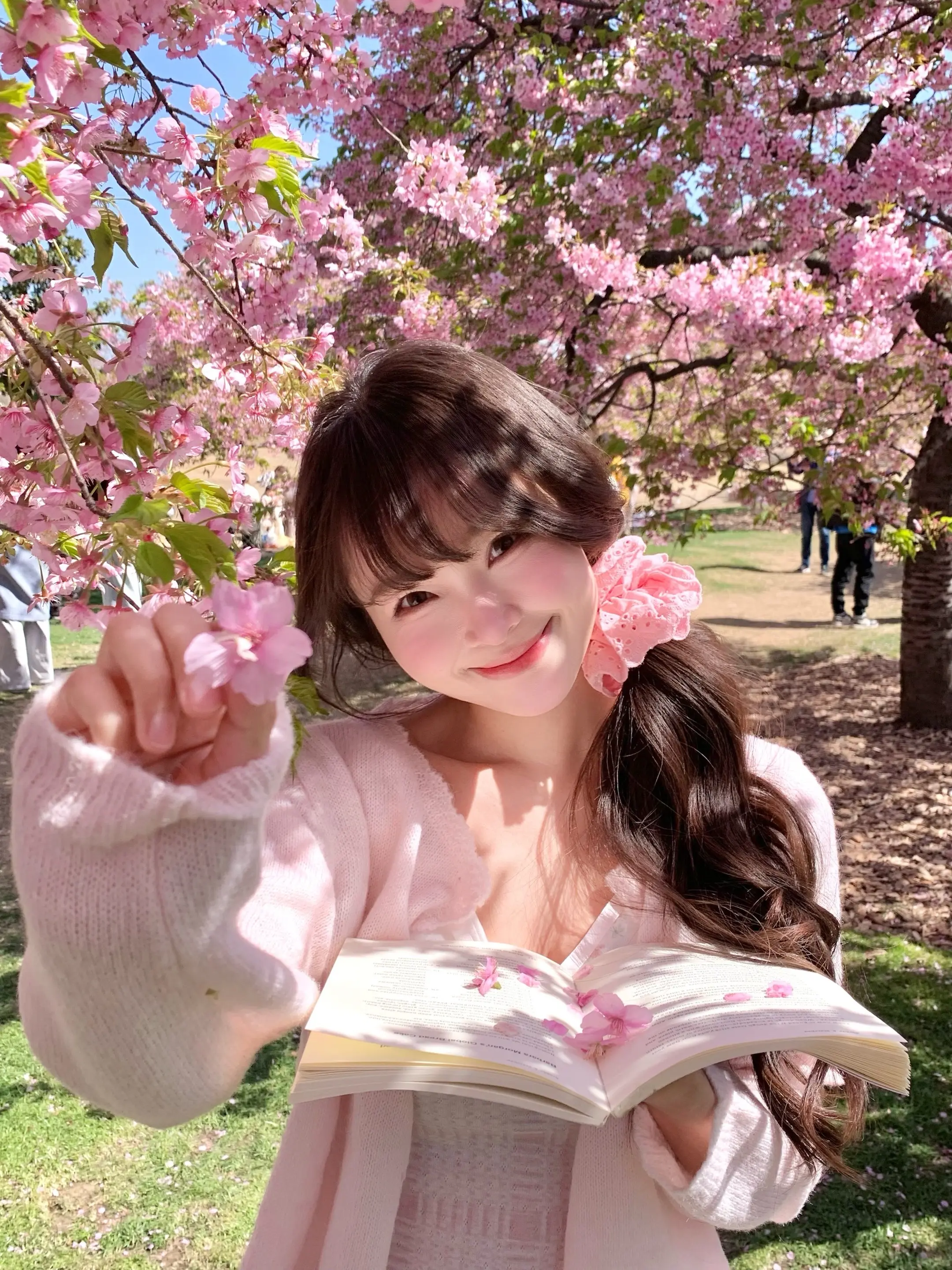 樱花树下是我的春天🌸🍃