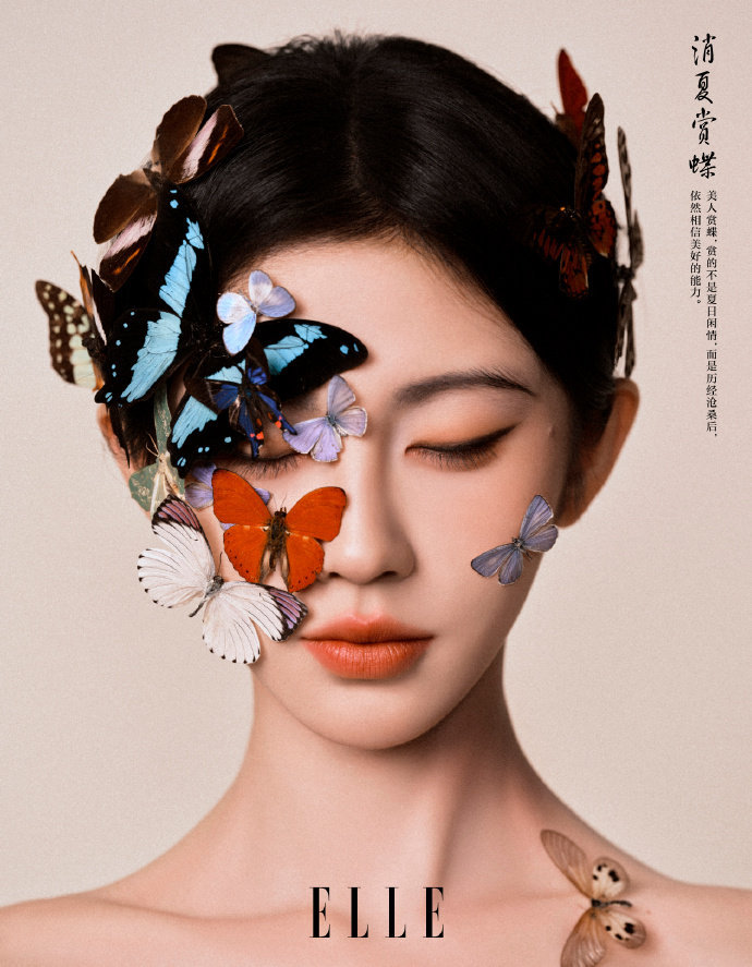 ELLE连发15条鞠婧祎 ELLE太牛啦，连发15条小鞠美图LIVE，这排面直接