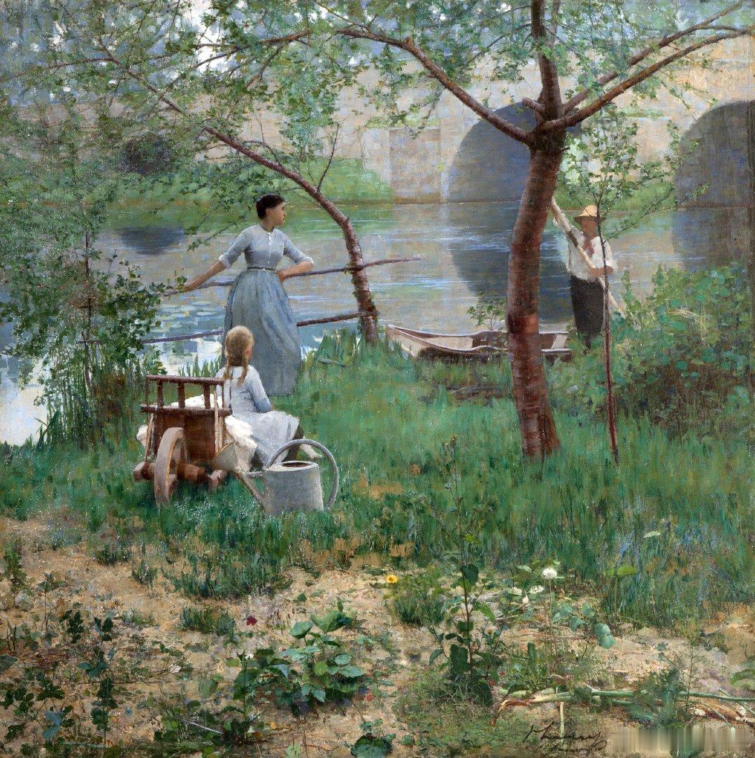 西洋历史文化鱼缸 爱尔兰画家约翰·拉弗里（John Lavery，1856-19