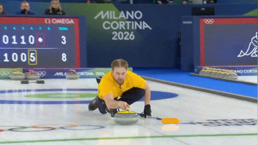 【奥运半决赛】这一壶打完英国真的彻底碎了。。。 