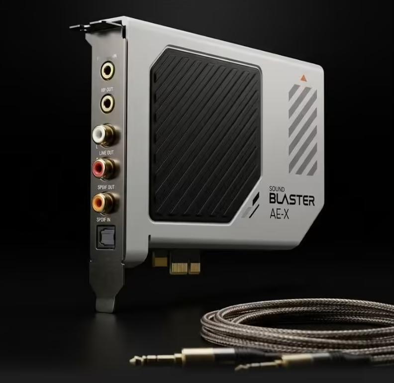 Creative 推出 Sound Blaster AE-X 内置声卡，支持 1