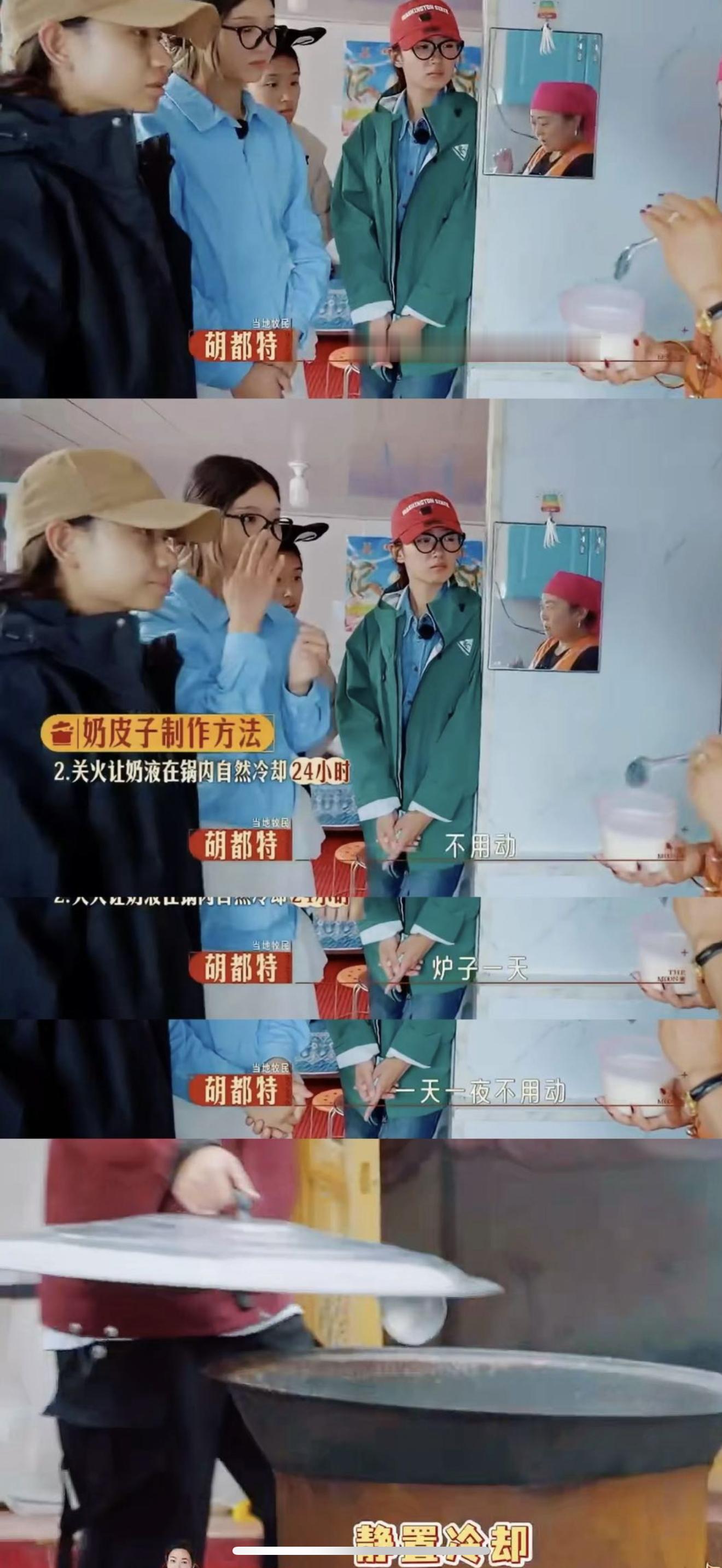 全网都想吃的奶皮子做法  咱就是说这些奶皮子的做法真的是太不容易了吧，每一个过程