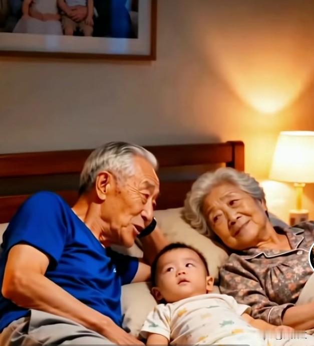 一位老爷爷问刚会说话的小孙子：“我和你奶奶同时掉进深水里，你先救谁？”小孙子不假