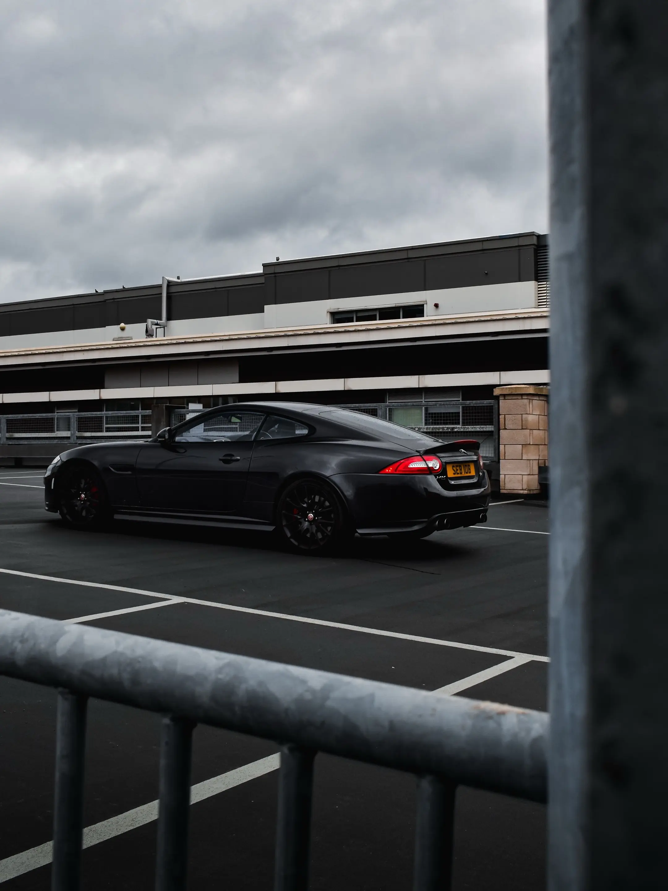 Black Jaguar XKR.