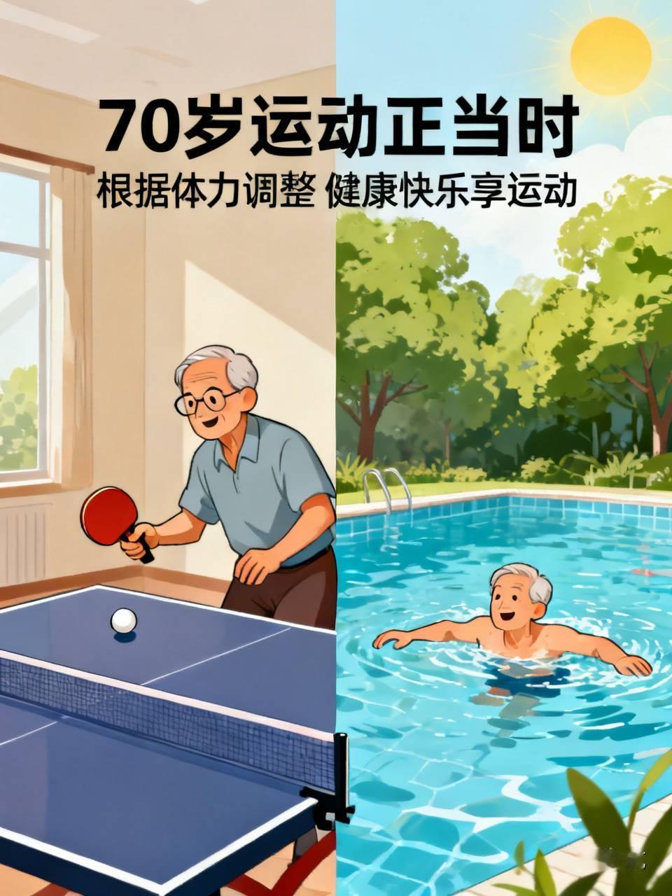 70岁了仍然运动是否适合? 70岁了仍然可以运动，我已经71岁了，上午打一个半小