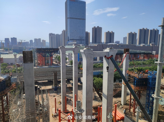 #欢乐龙年幸福安徽# 【穿越9股铁路线！合肥这条道路1月30日中午部分放行】备受