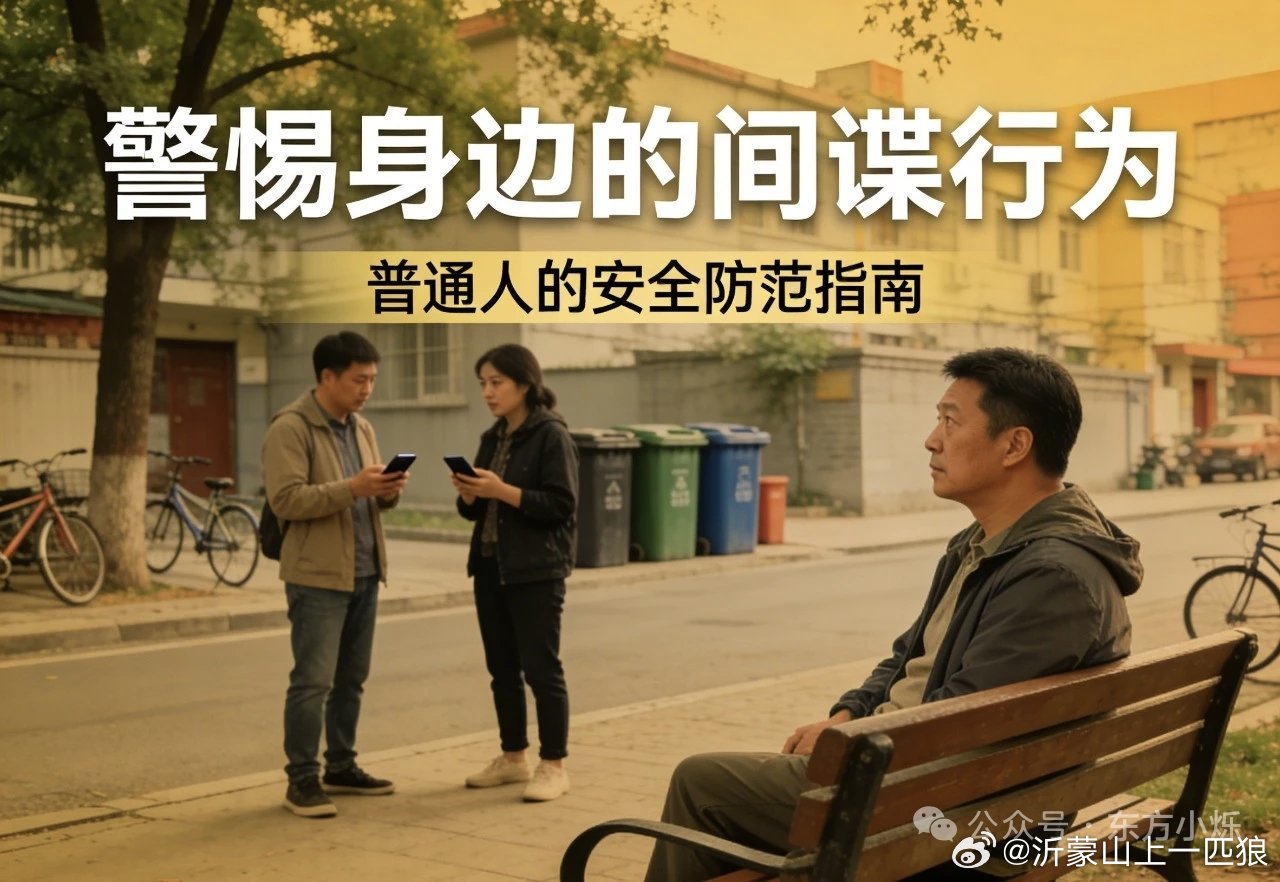 【我以为间谍离我很远，直到发现身边藏着 “隐秘陷阱”】        作为一个普