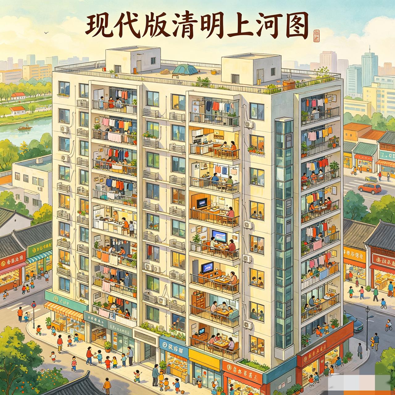 现代版清明上河图