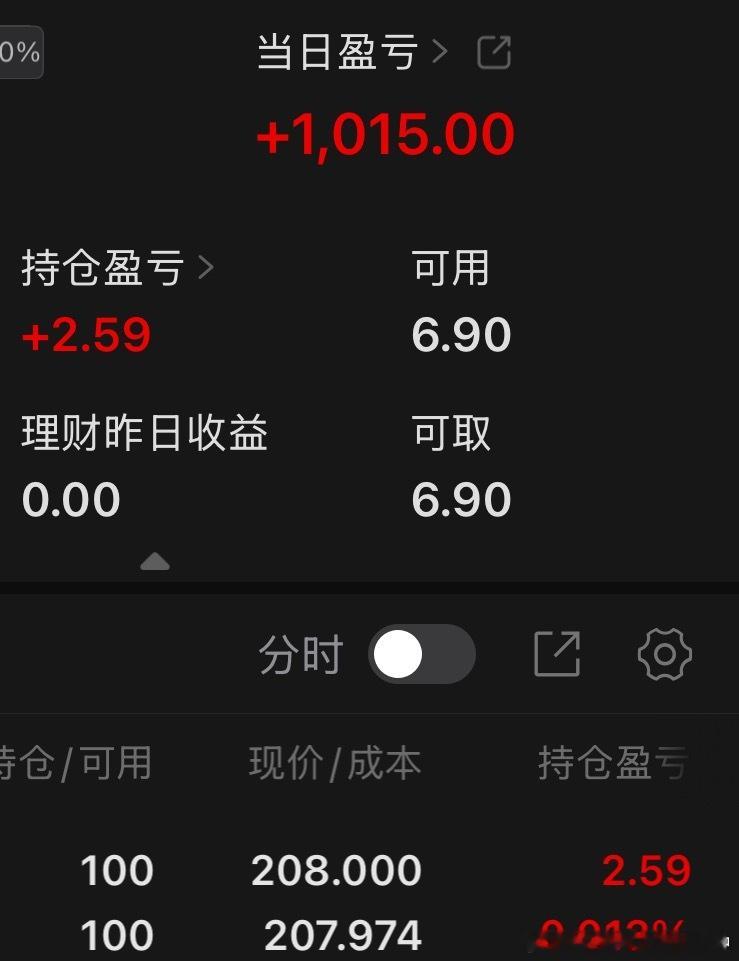 可算是回本了，老天爷 