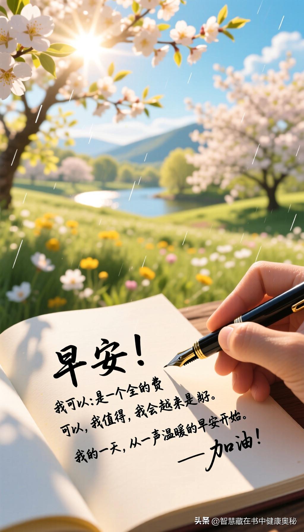 早安励志暖心语

早安！新的一天，新的开始，阳光洒满大地，也照亮了我们的心房。无