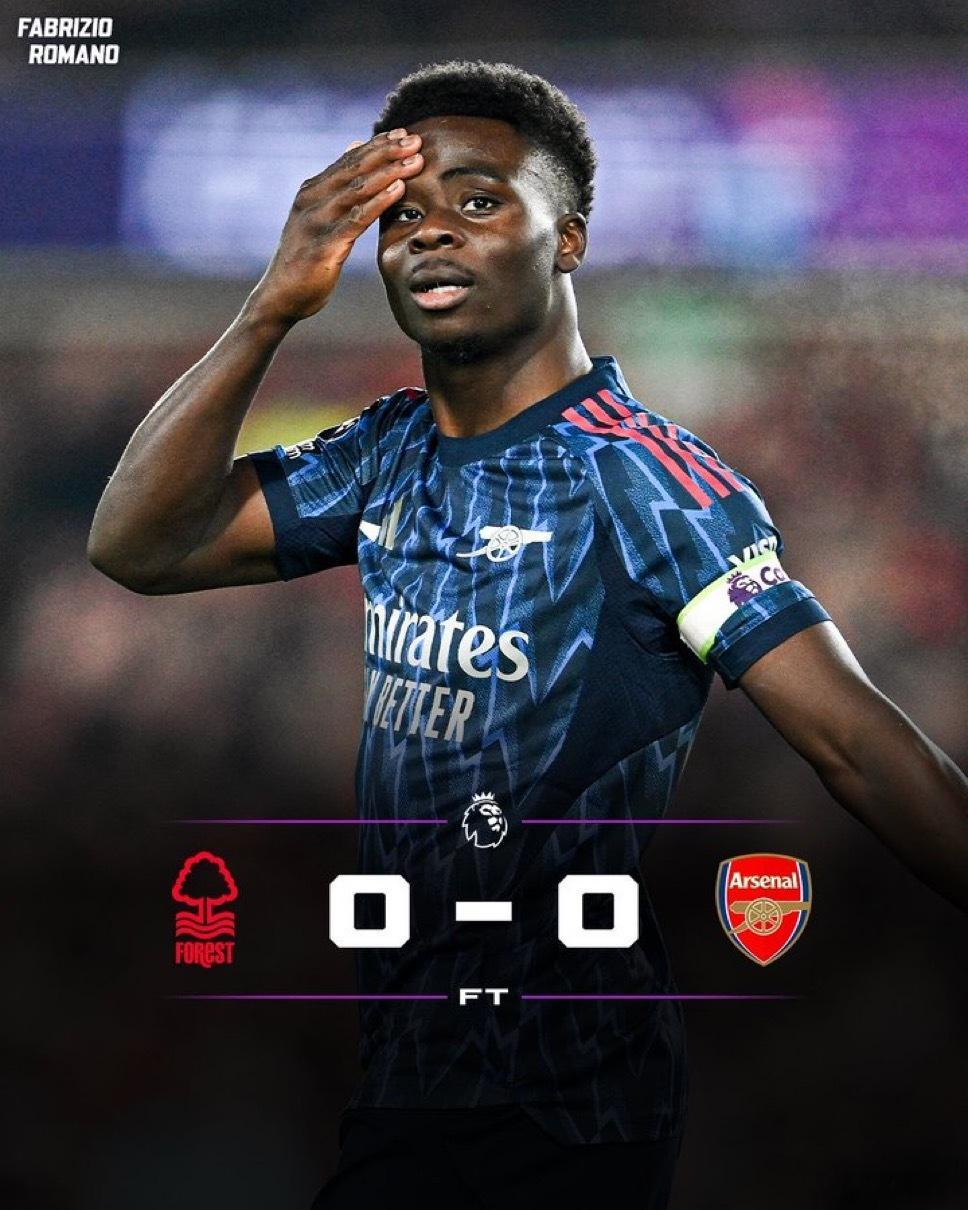 英超方面 阿森纳和诺丁汉森林战平诺丁汉森林0比0阿森纳热点现场 阿森纳的下一场比