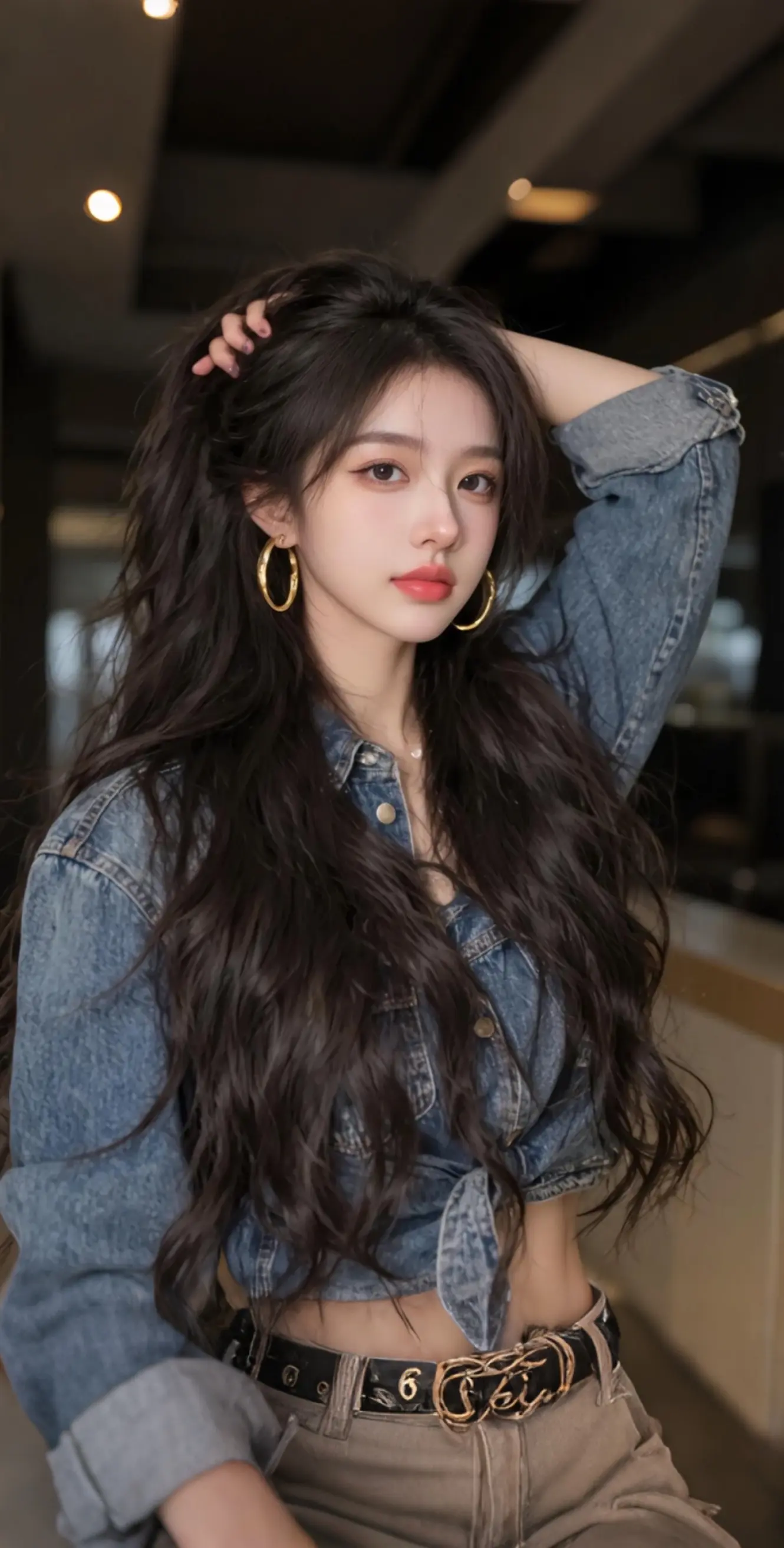 AI扩图 牛仔风写真 ai创作