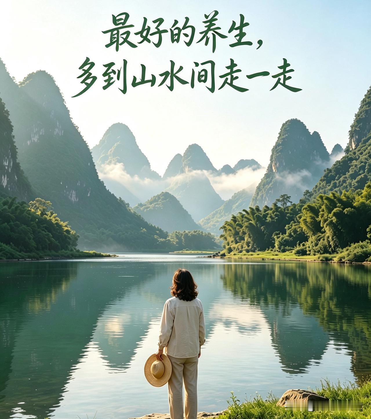 最好的养生，不一定在家煲汤，多到山水间走一走🍃
 来到广西，才算真切体会何为桂