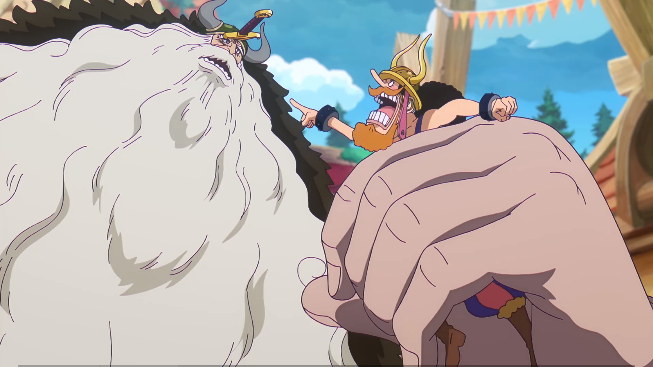 One Piece动画第1171话⤷艾尔巴夫的大罪人 解放冥界的洛基“耍酒疯”的