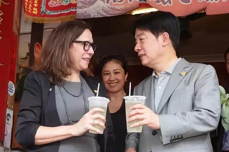 赖清德：我520讲的怎么样？一个字没改吧？
罗森伯格：美国很满意！希望你继续配合
