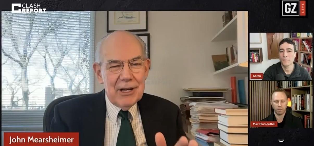 美国著名国际关系学教授约翰·米尔斯海默教授今天说：“以色列已经成为美国的沉重负担