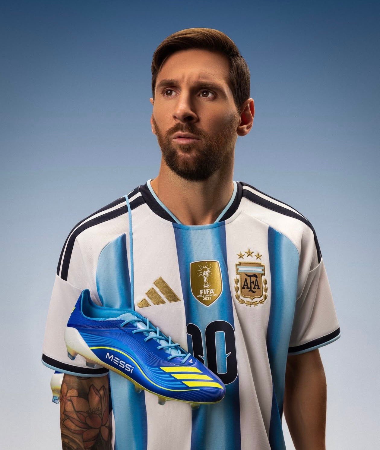 梅西新球衣球鞋的定妆照📸梅西