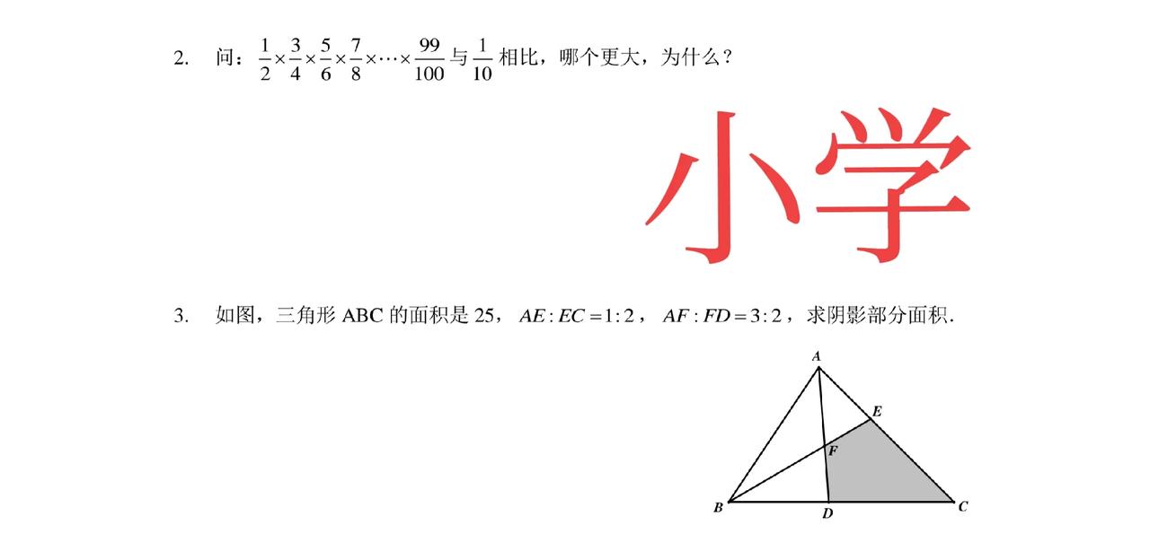 有人说小学都牛逼哄哄
奥数加Pet又加Ket
非985莫属的阵势
初中呢
奥数没