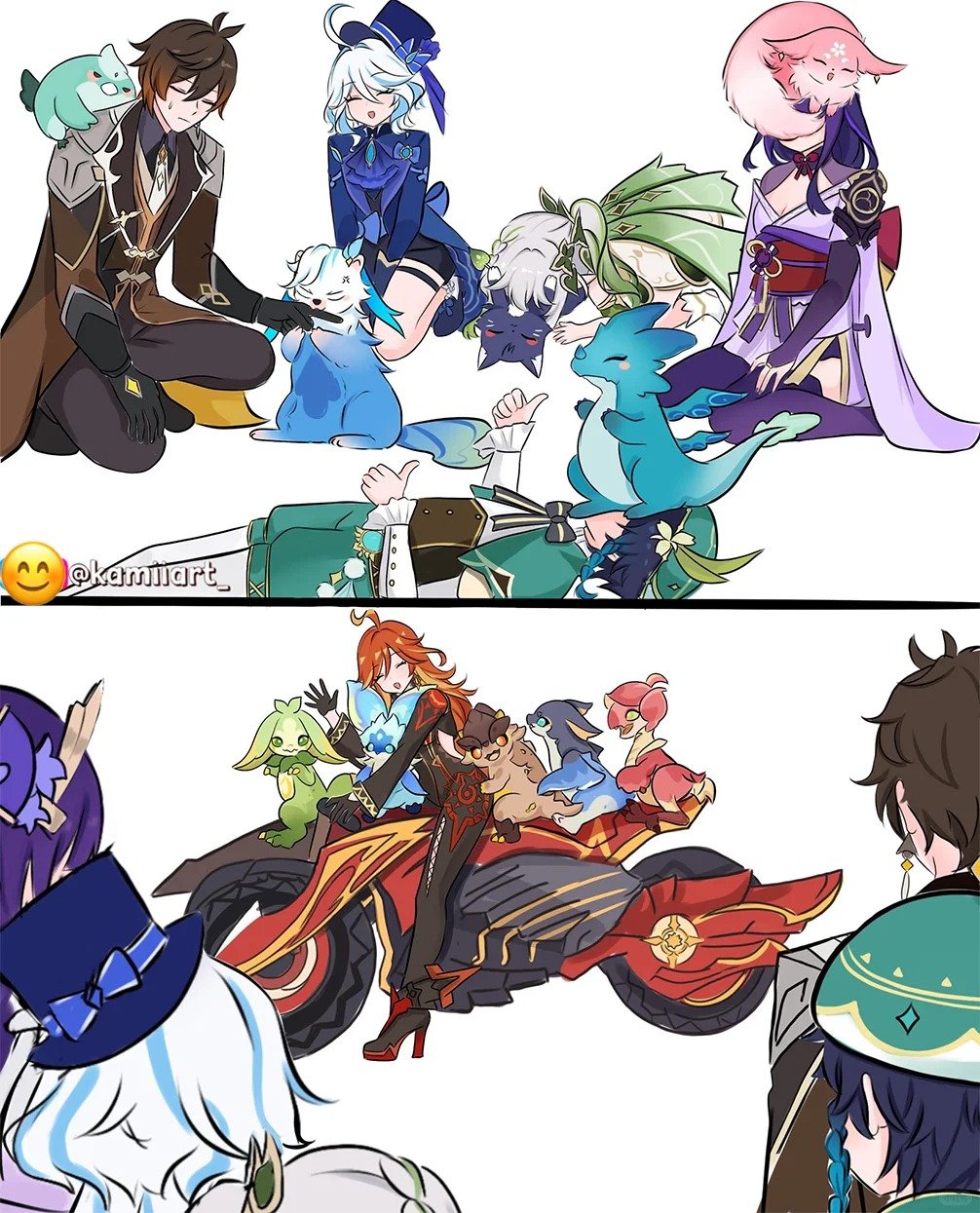 关于神明的亲子交流会[喵喵]  