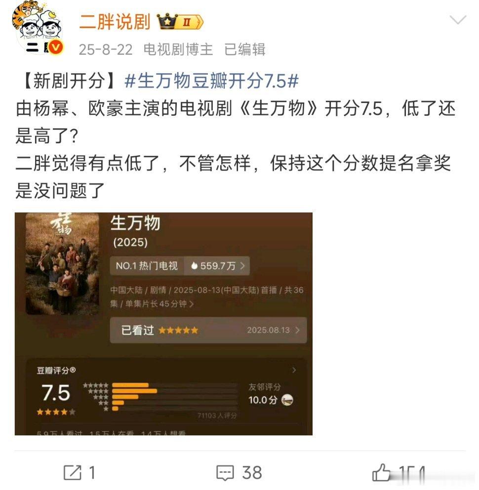 【二胖发布】杨幂提名白玉兰最佳女主角 杨幂凭借《生万物》提名白玉兰最佳女主角，是