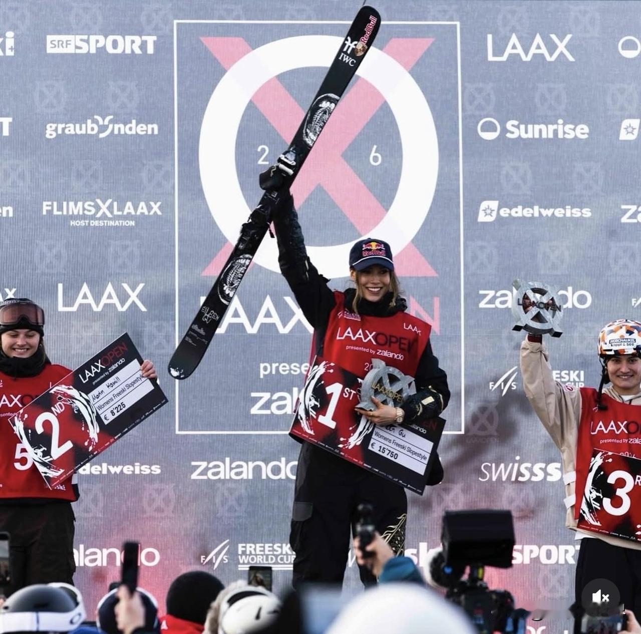 谷愛凌成為第20次奪冠的自由滑雪者⛷️
	
Eileengu🏆🌟🏅SLOP