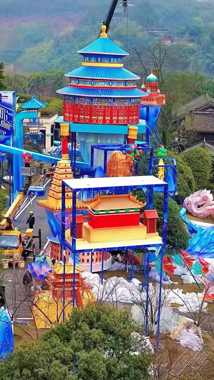 重庆园博园水上灯会，1月31日亮灯，现在提前团票享受优惠 2026重庆新春灯会 