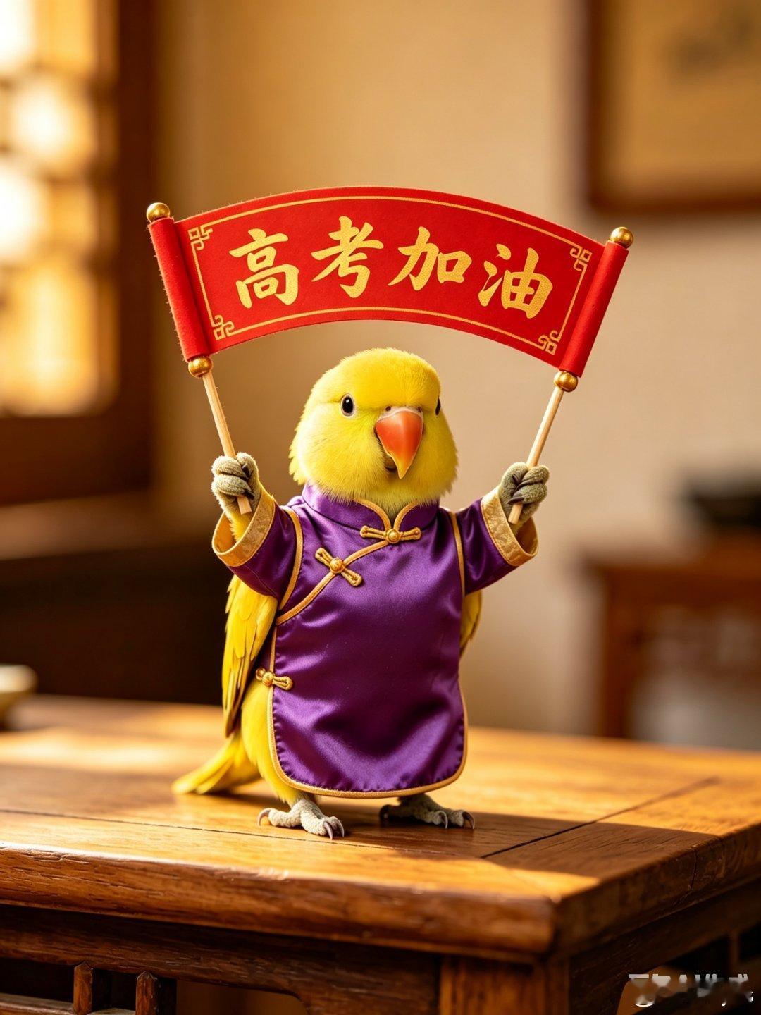 携家禽祝黑眼圈高考加油 
