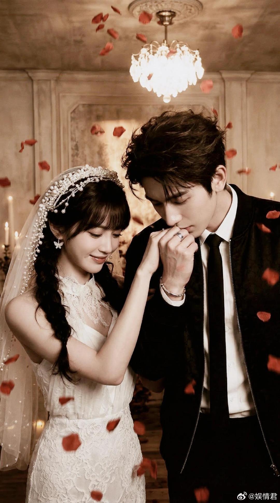 张凌赫田曦薇婚纱二创张凌赫田曦薇头纱二创这才是大家想要的味啊！！！ 