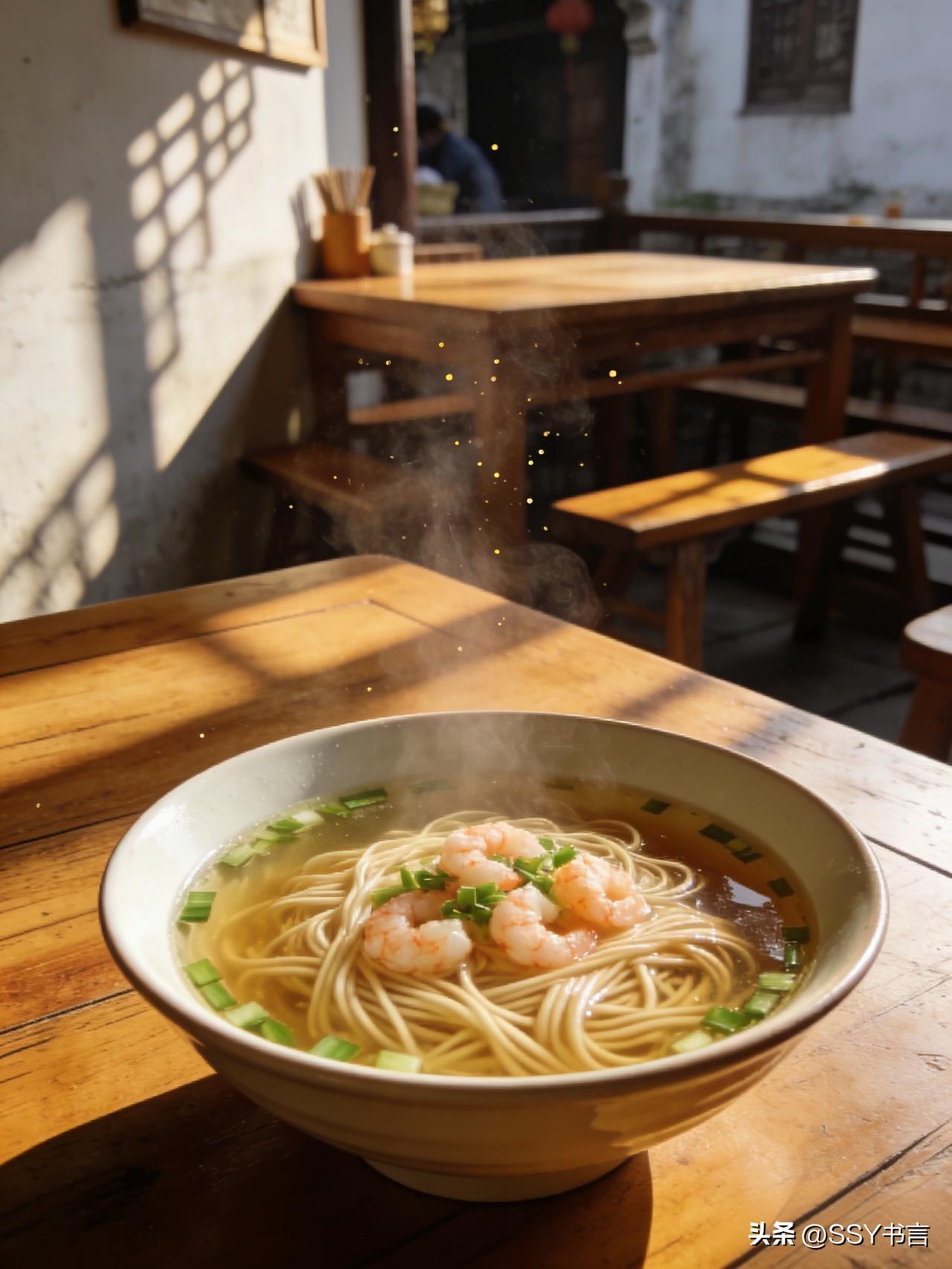 《苏州人的清晨：一碗头汤面的仪式感》

苏州人的一天，是从一碗头汤面开始的。天刚