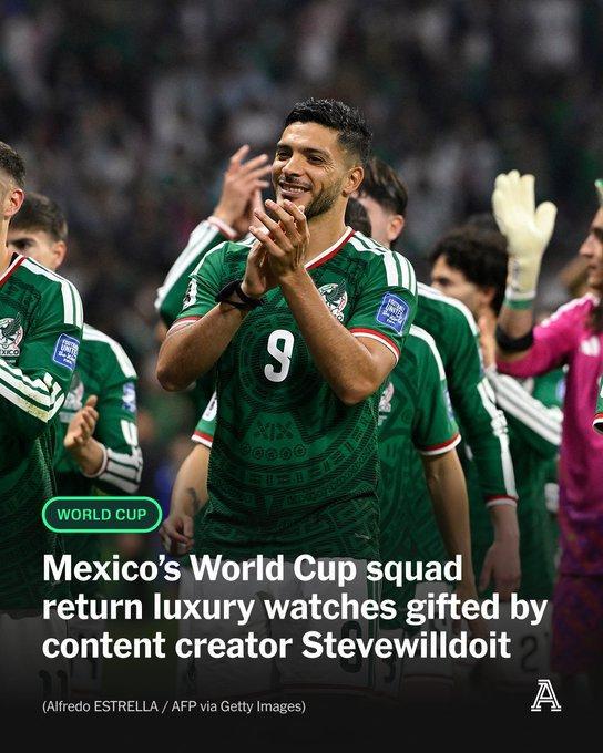 世界杯大V观赛团 墨西哥足协把劳力士全还回去了，FIFA也应该不会再对墨西哥进行