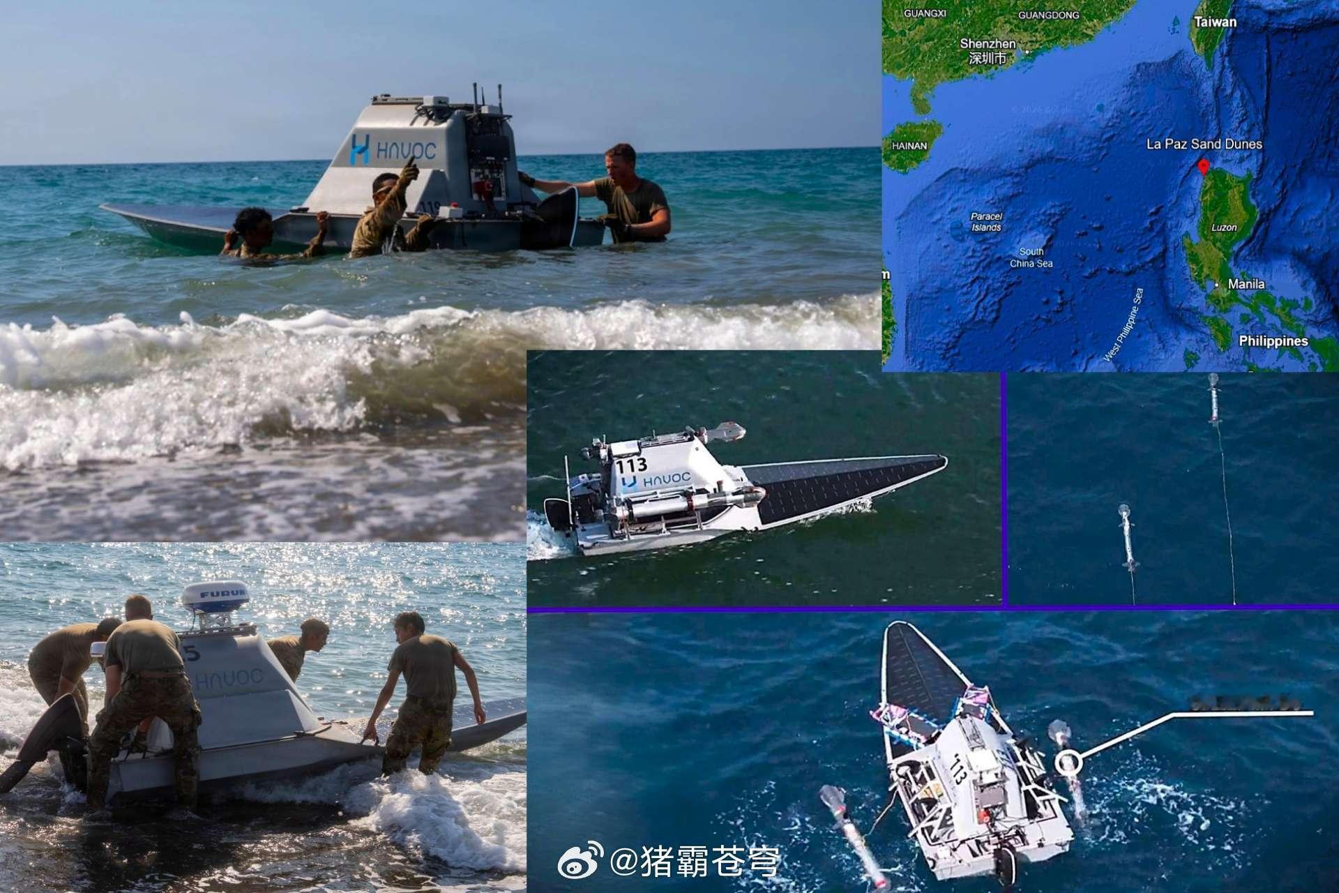 美国在菲律宾海岸线测试无人艇动作不少阿烽火问鼎计划