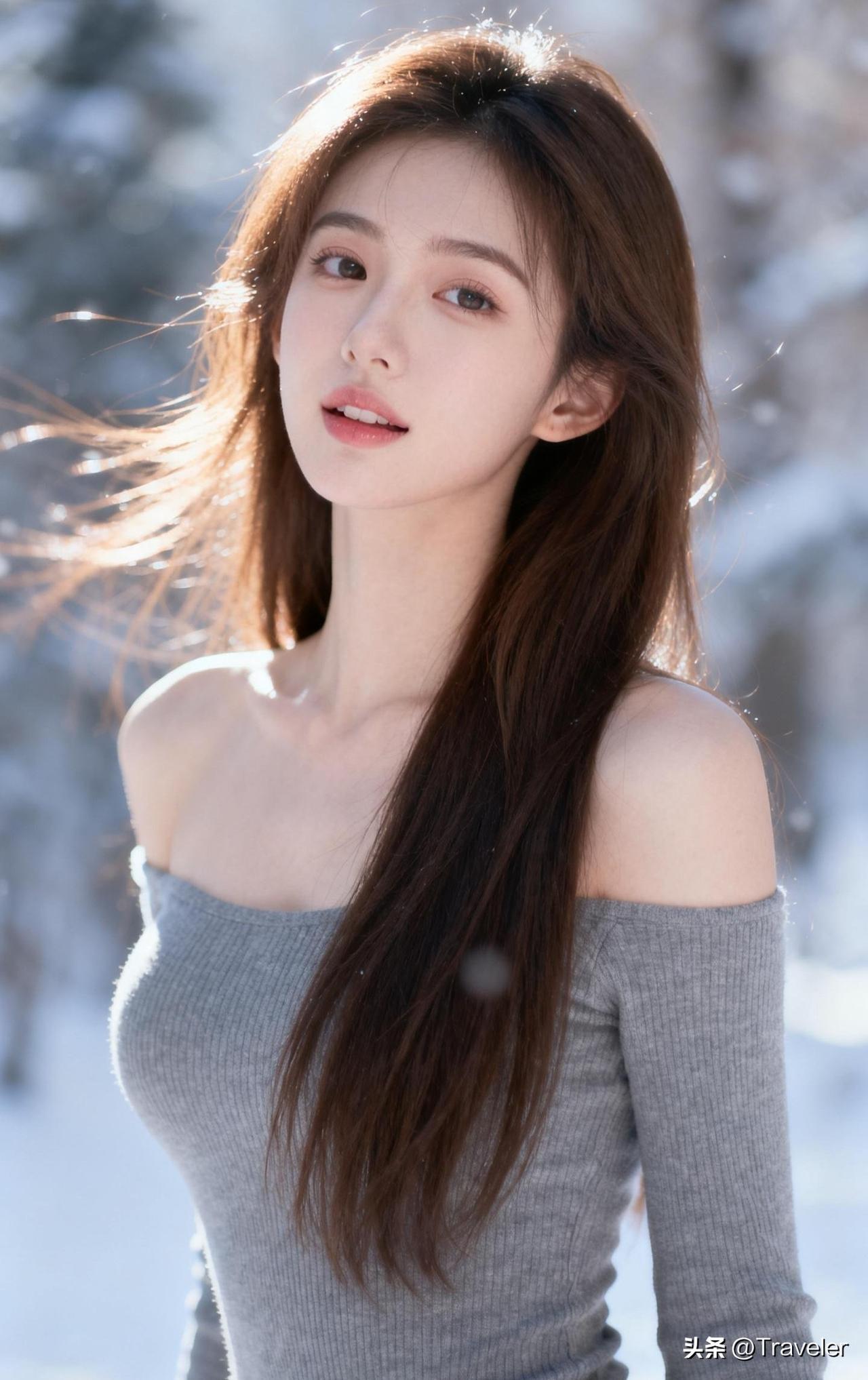雪中仙子影，风里玉人姿。