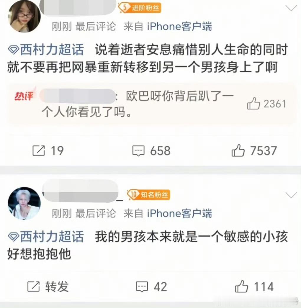 说现在网暴西村力和当时网暴qsj没区别的最恶心了知道吗，两面三刀偷换概念双标马后