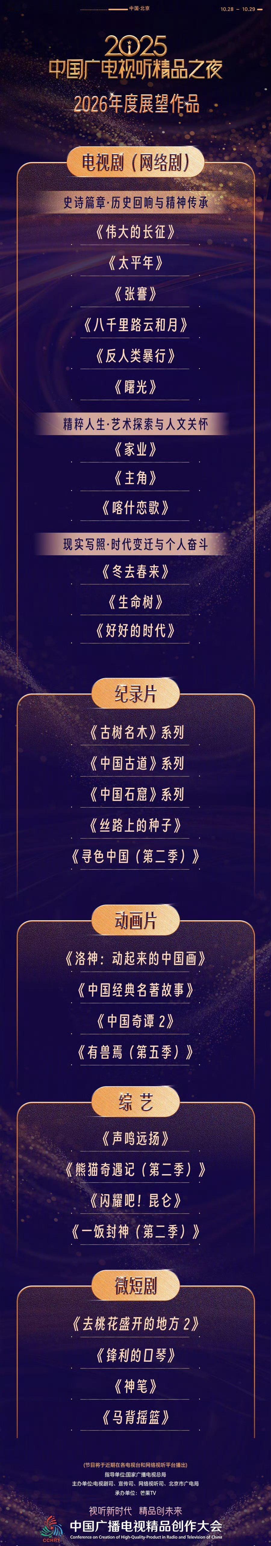 2026年度推荐作品片单热点现场 《家业》《生命树》？杨紫竟然有两部戏在列！我不