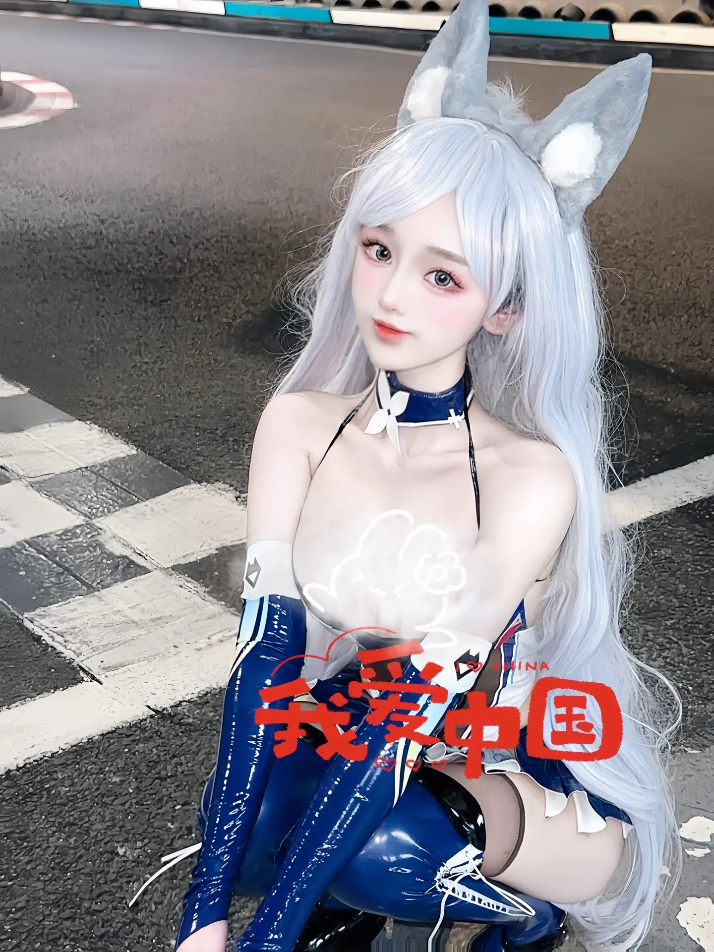 配乐有奖 cosplay 二次元少女