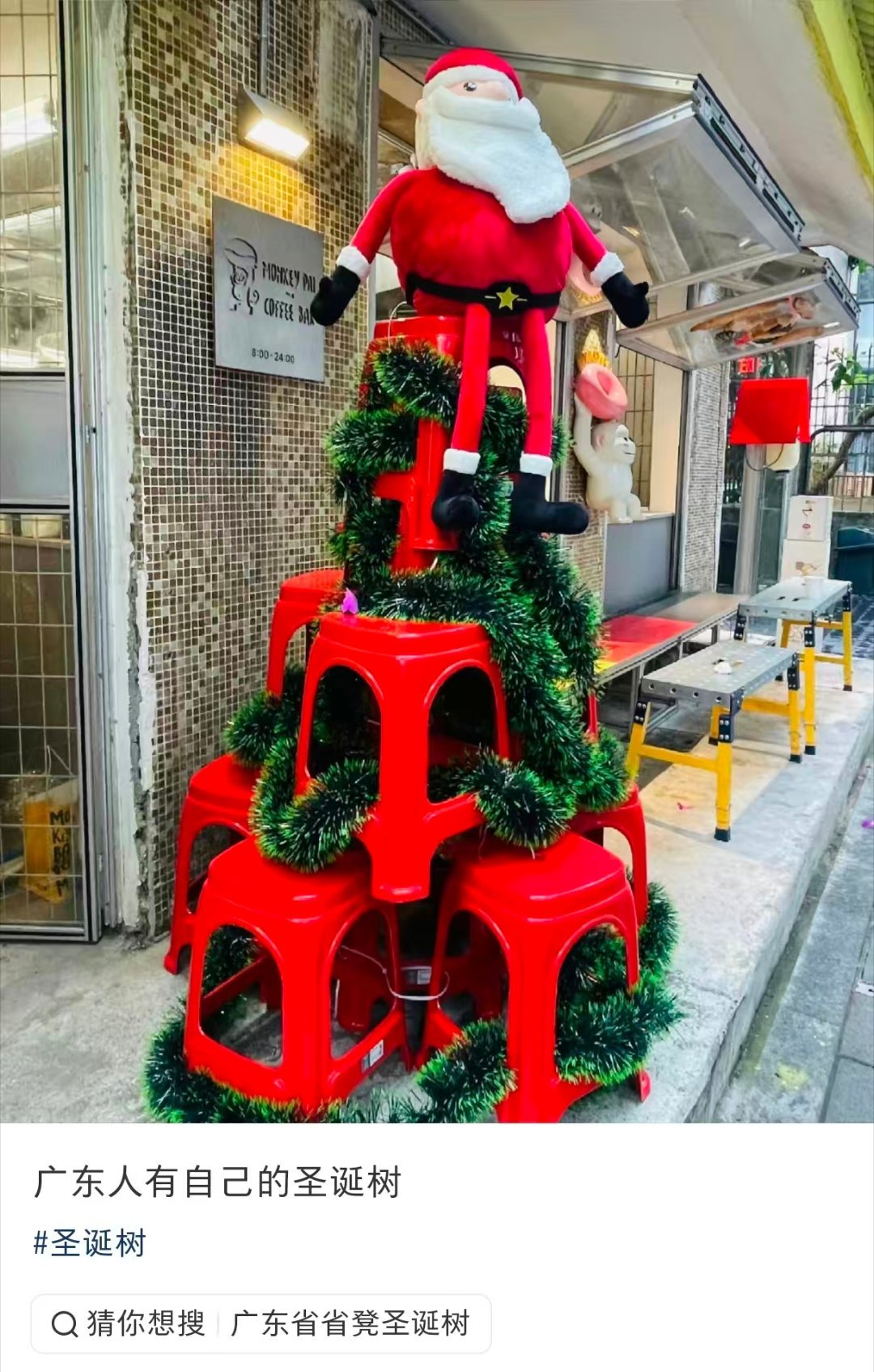 广东佬有自己的圣诞树 
