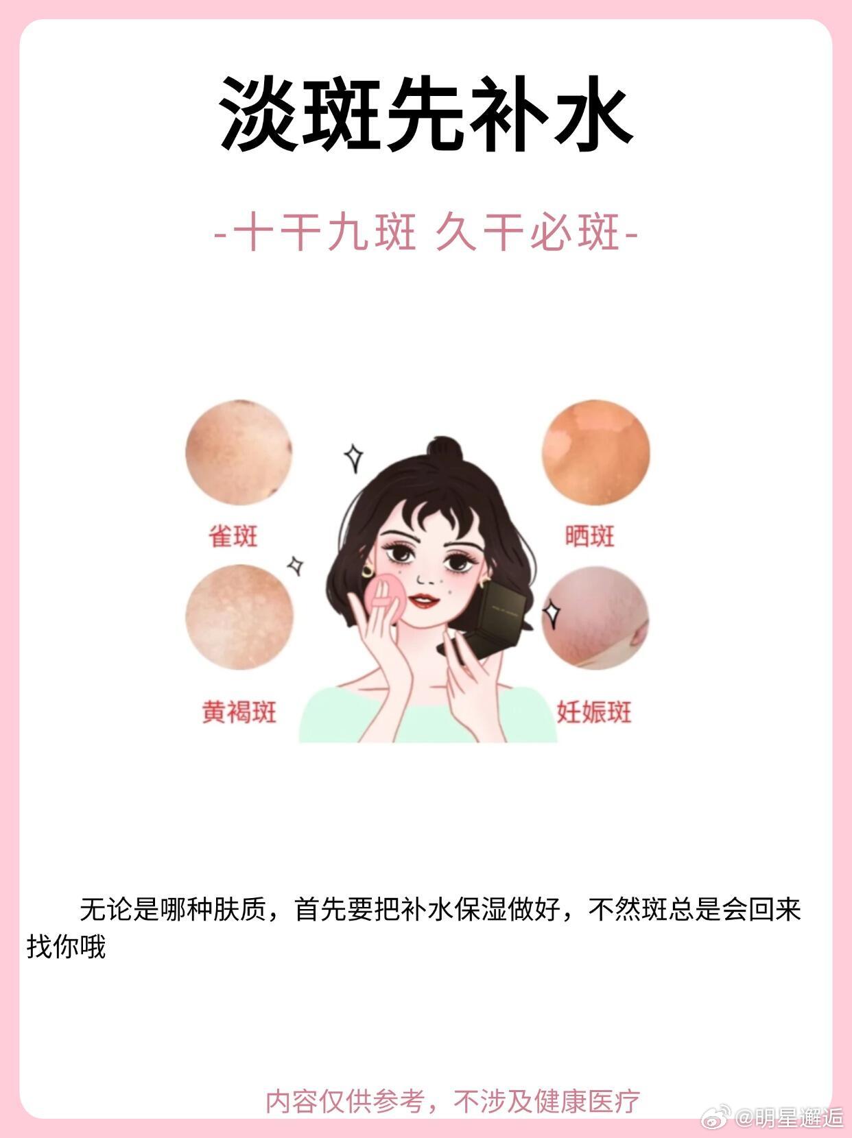 护肤产品 淡斑黄金法则：补水先行，别再踩雷！ 还在盲目追求猛药淡斑？！记住这个护