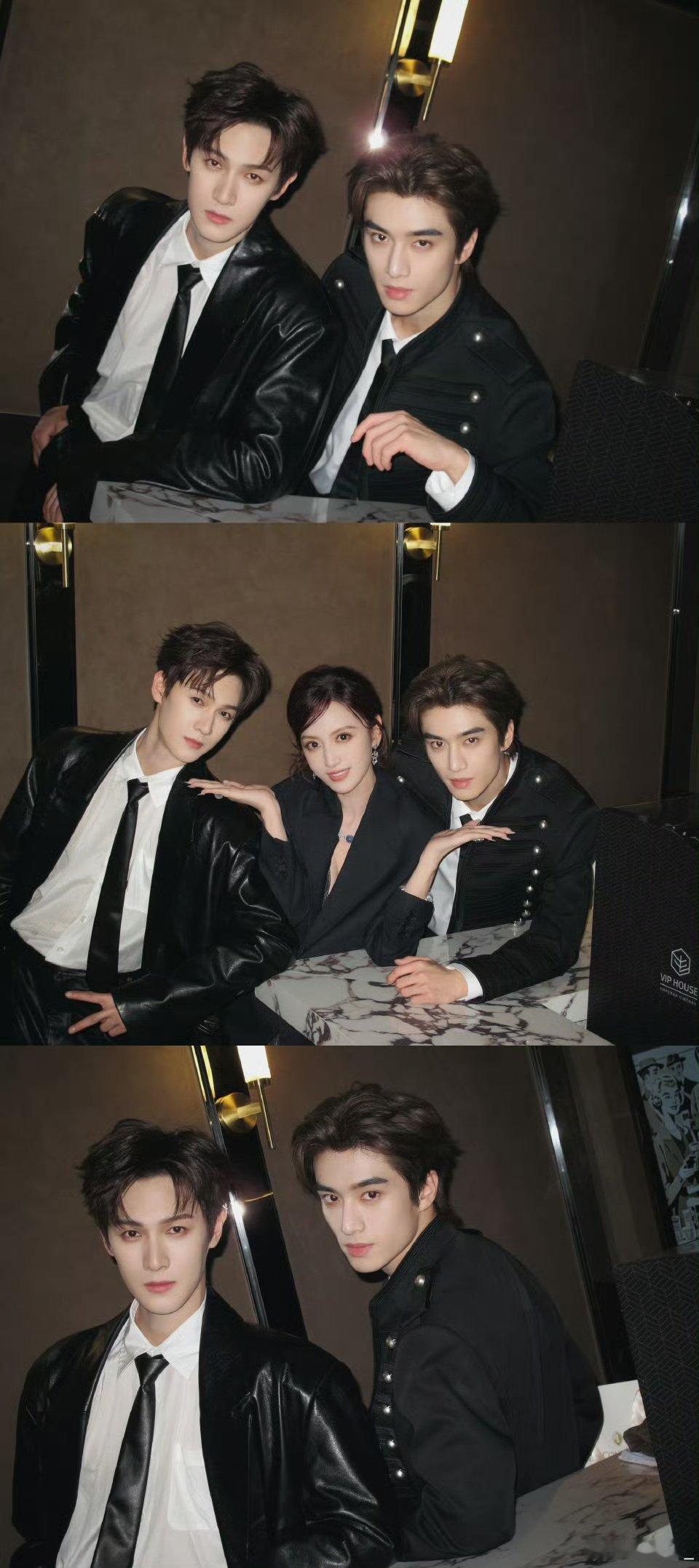 张康乐晒追剧团合照张康乐晒冰湖家族 张康乐晒冰湖家族啦 