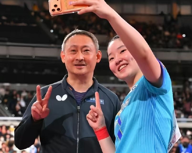张本美和又进步了，日乒一姐之争，竟然以4-1碾压早田希娜，整场比赛神仙球频出，在