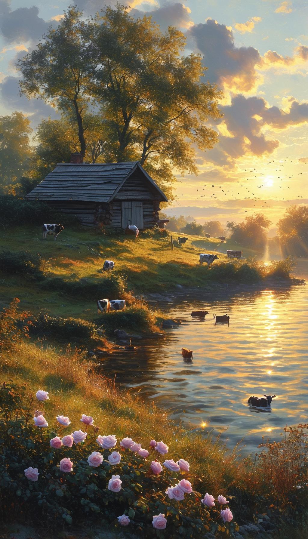 分享一下您随手拍下的落日晚霞