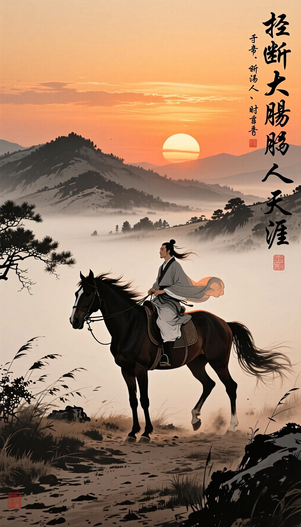 阁下此联，起笔苍凉，意境深远。“寒风欺老树”五字，以拟人手法将凛冽冬景写得入骨三