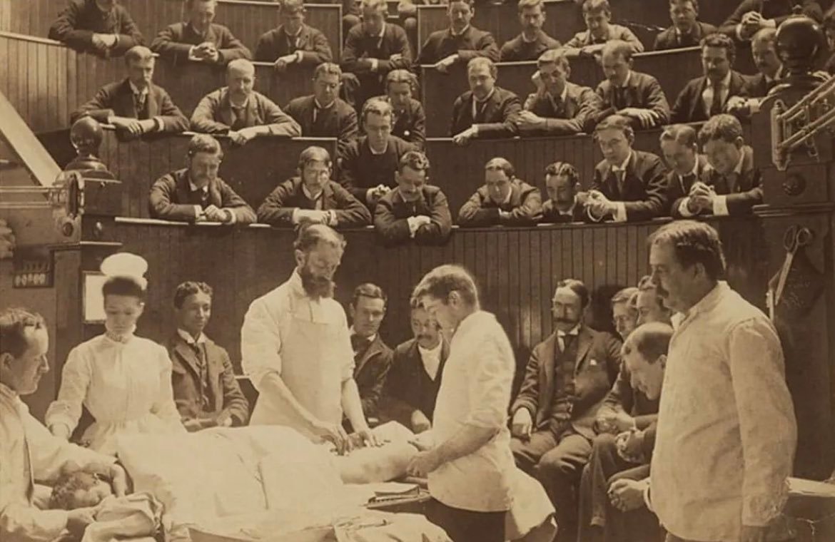 19世纪手术室的样子 ​​​