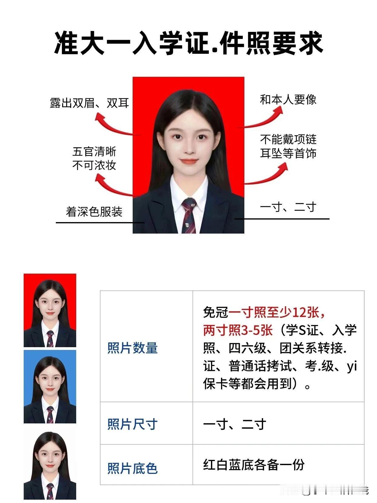 还记得孩子小学第一张证件照吗？一晃十几年，马上踏入大学。入学证件照用处很多，别随