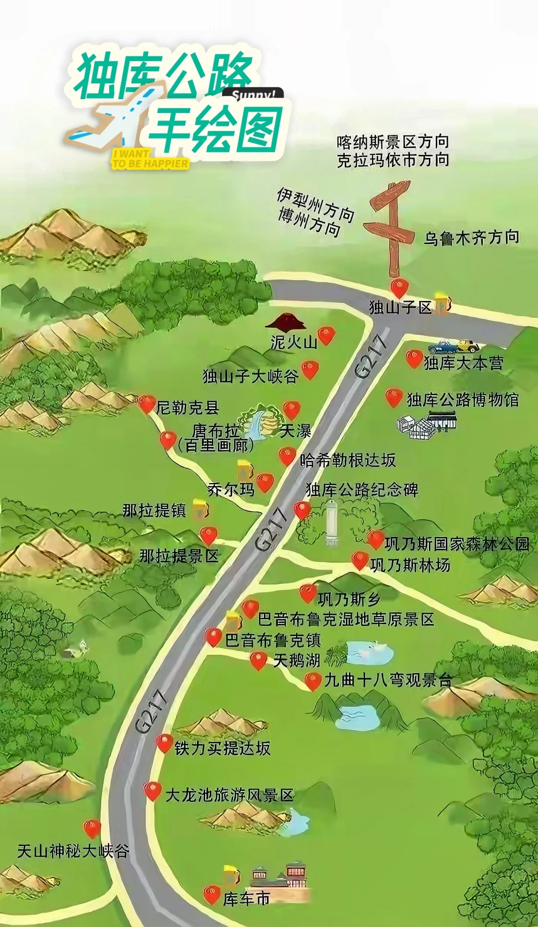 独库公路一点都不冷的知识🌼